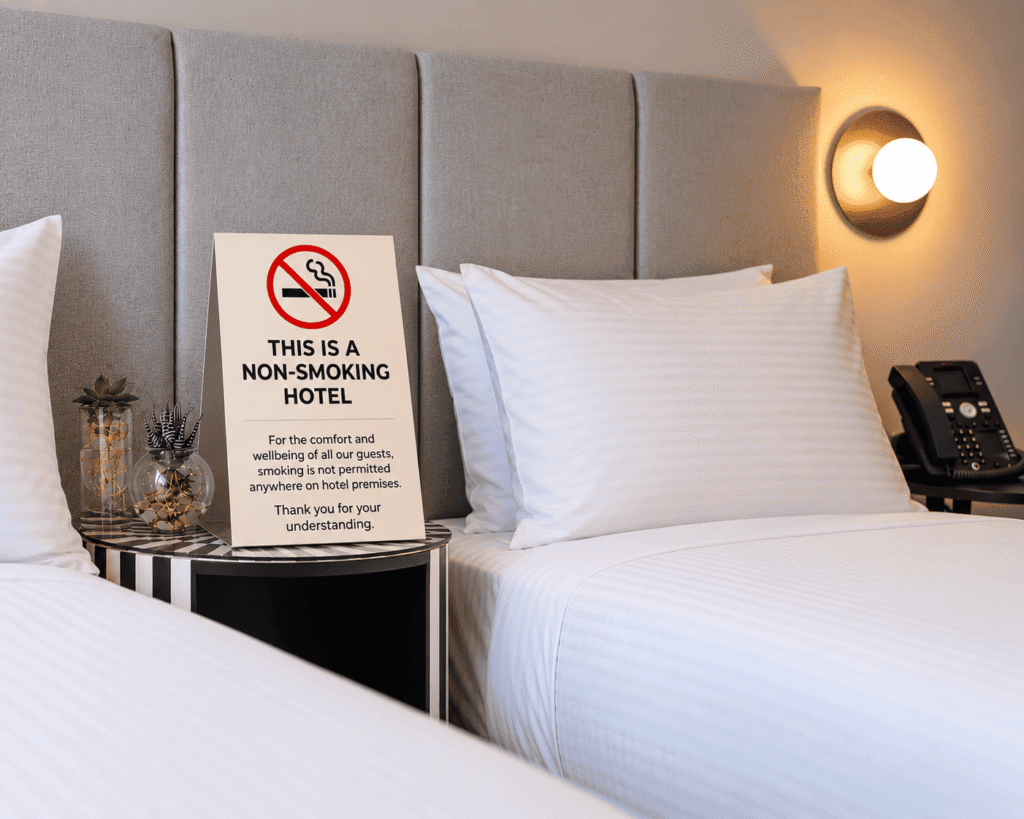Non-Smoking-Hotel-Room-Sign
