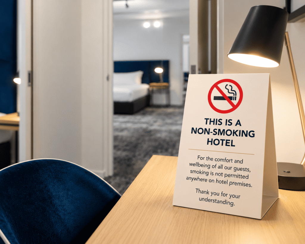 Non-Smoking-Hotel-Room-Sign