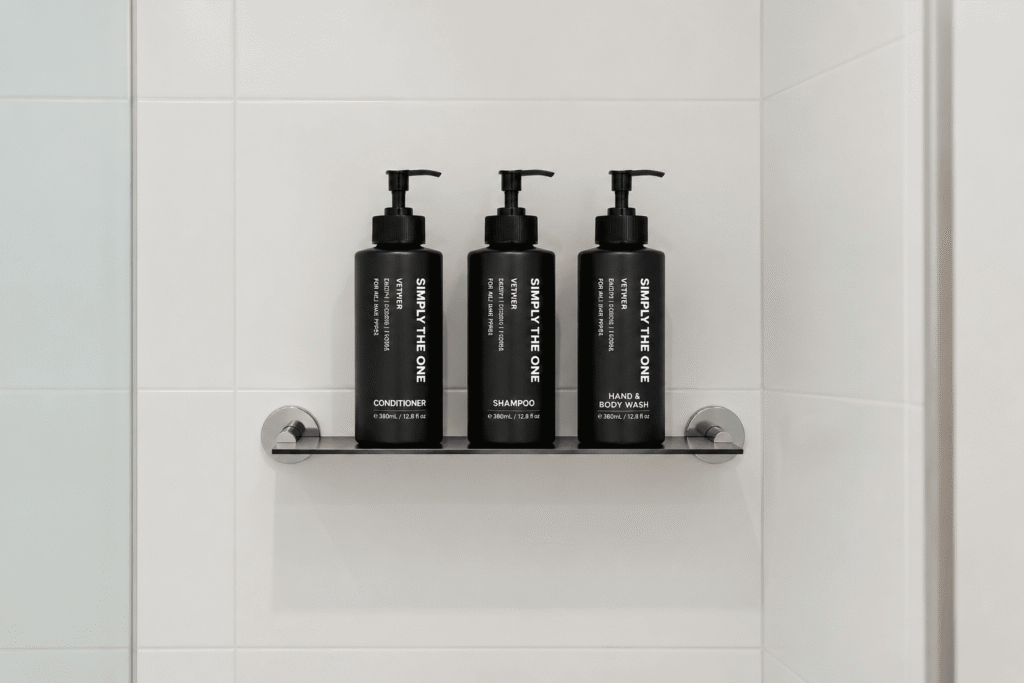 Hotel bathroom amenities