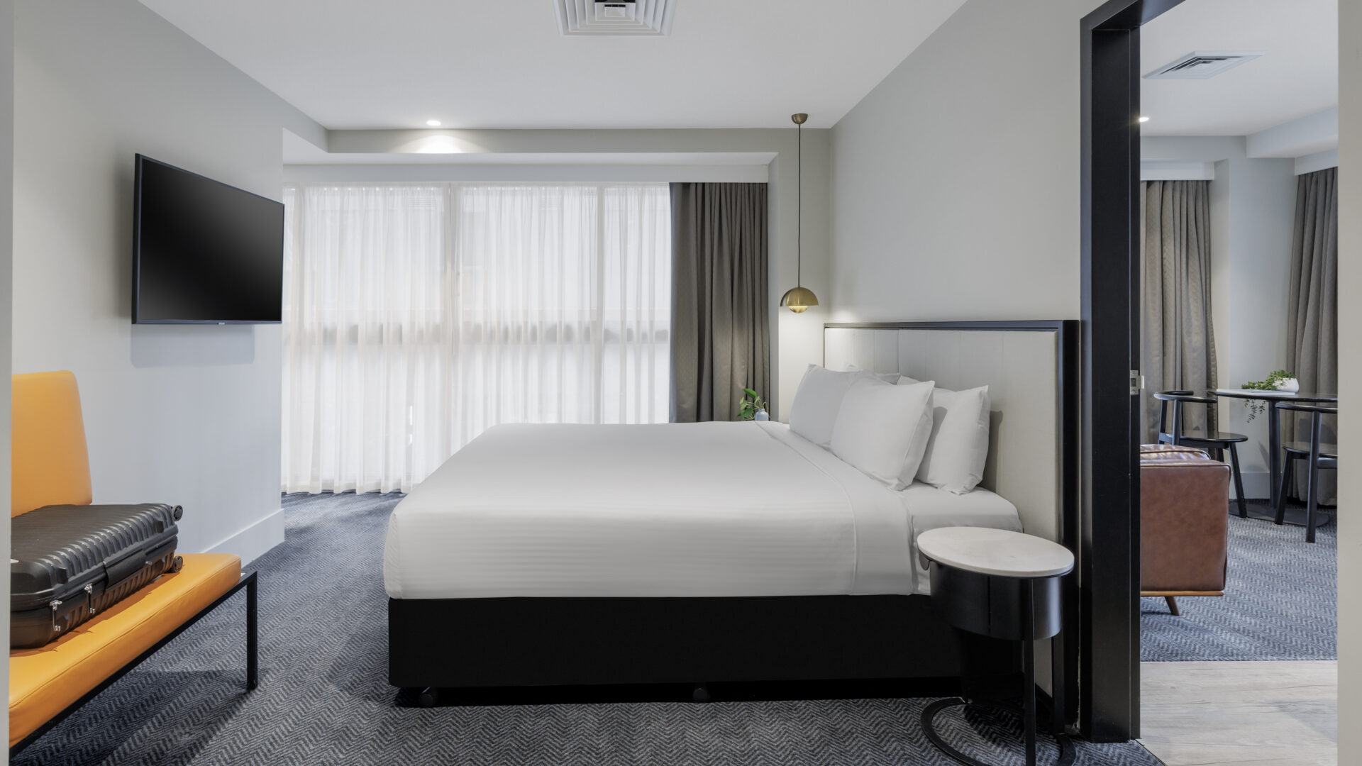 Studio Apartment Bedroom - Brady Hotel Jones Lane