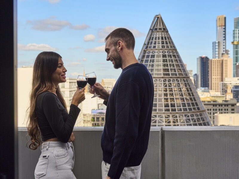Brady Members on a rooftop