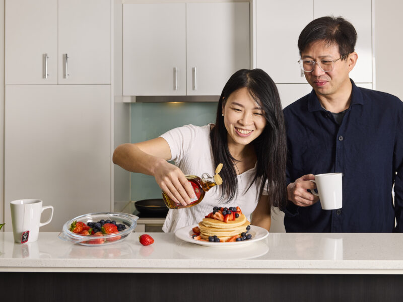 Couple Making Breakfast Brady Apartment Hotel Flinders Street